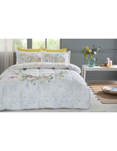 ÖZDILEK JARDIN DE FLEUR Set de sommeil imprimée 2 personnes 